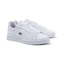 Lacoste Carnaby Pro Scarpa Per Il Tempo Libero Donna - Bianco, Lilla -Racchette da tennis Negozio online 00112000 000