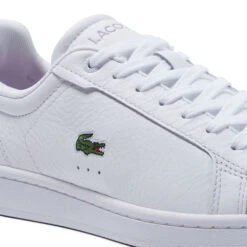 Lacoste Carnaby Pro Scarpa Per Il Tempo Libero Donna - Bianco, Lilla -Racchette da tennis Negozio online 00112000 10