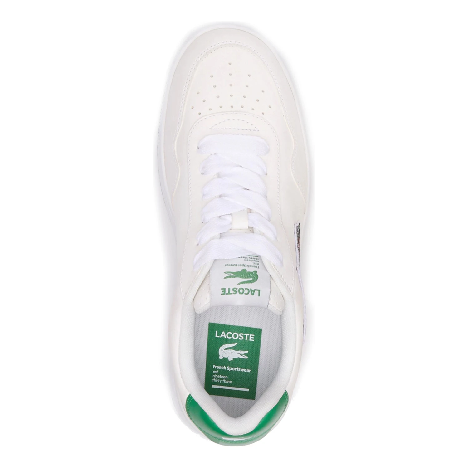 Lacoste Ace Clip Scarpa Per Il Tempo Libero Uomini - Bianco, Verde 5 Lacoste Ace Clip Scarpa Per Il Tempo Libero Uomini - Bianco, Verde - immagine 3