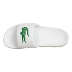 Lacoste Croco 1.0 Ciabatte Uomini - Bianco, Verde -Racchette da tennis Negozio online 00169000 0 4