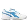 Diadora S.Challenge 4 SL Scarpa Per Tappeto Bambini - Bianco, Turchese -Racchette da tennis Negozio online 00279000 0 1