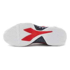 Diadora B.Icon 2 Scarpa Per Terra Rossa Uomini - Blu Scuro, Rosso -Racchette da tennis Negozio online 00302000 0 5