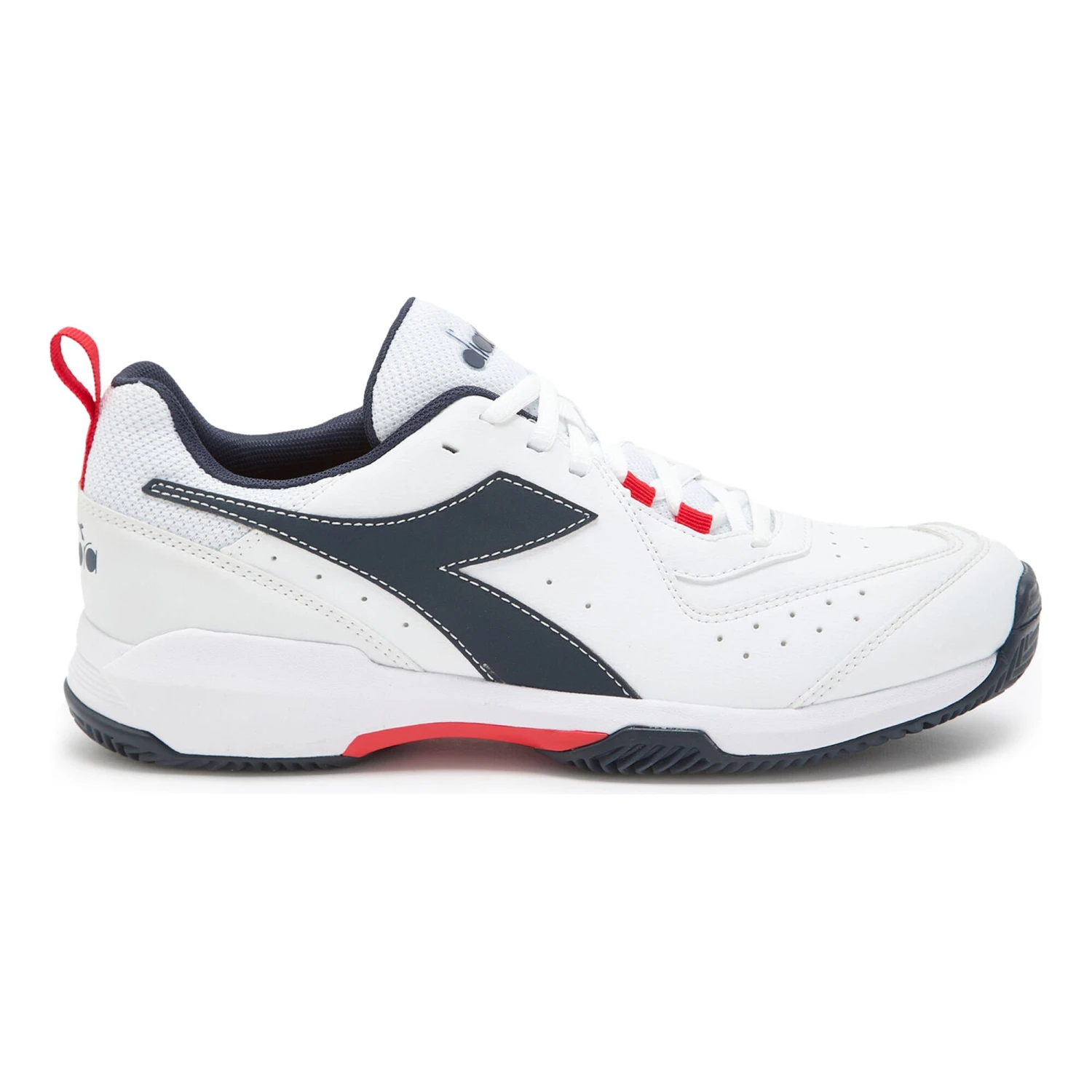 Diadora S. Challenge 5 SL Scarpa Per Terra Rossa Uomini - Bianco, Blu Scuro 3 Diadora S. Challenge 5 SL Scarpa Per Terra Rossa Uomini - Bianco, Blu Scuro