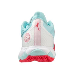 Mizuno Wave Enforce Tour Scarpa Per Terra Rossa Donna - Turchese, Corallo -Racchette da tennis Negozio online 00762000 0 2