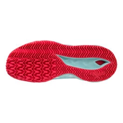 Mizuno Wave Enforce Tour Scarpa Per Terra Rossa Donna - Turchese, Corallo -Racchette da tennis Negozio online 00762000 0 5