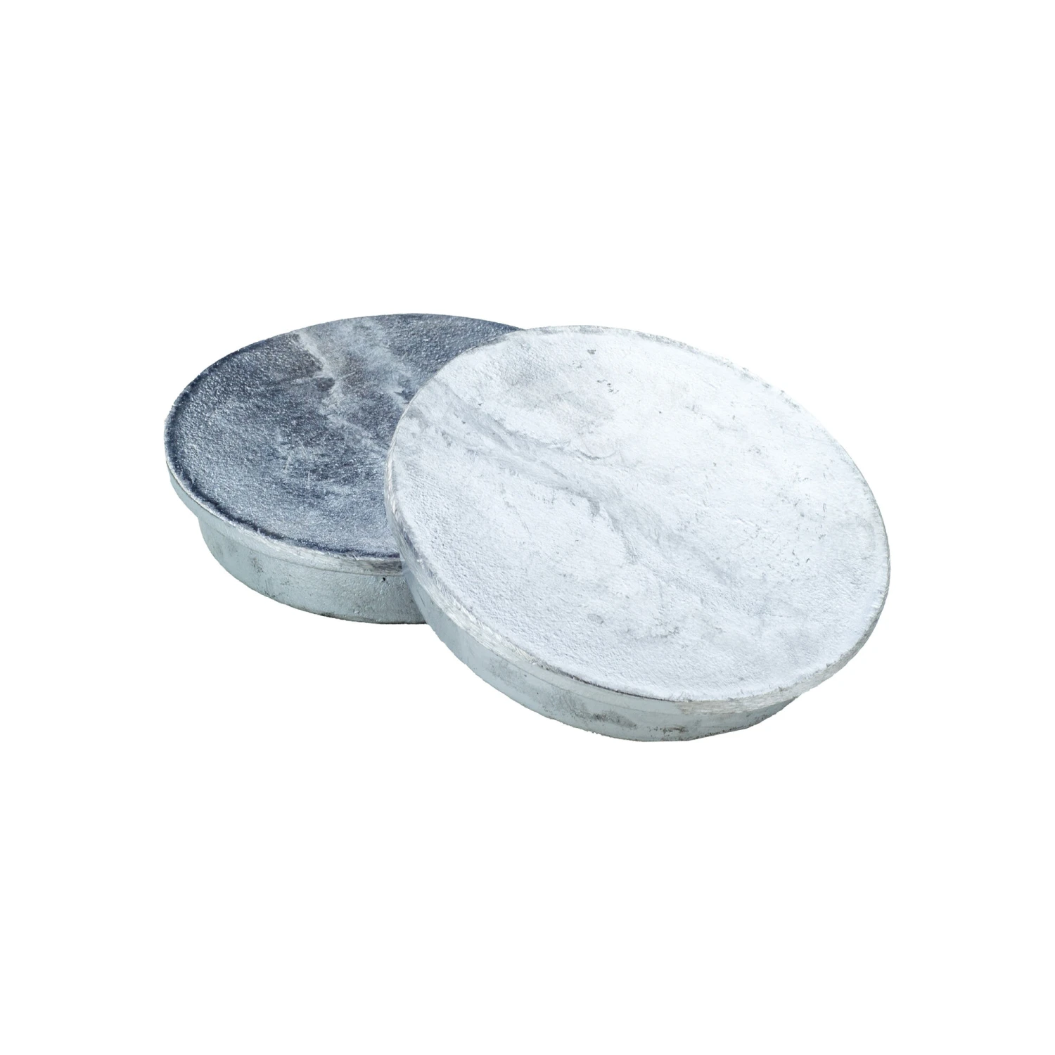 Copertura Per Sostegno Da Terra Per Rete In Confezione Doppia, Rotondo - Argento 3 Copertura Per Sostegno Da Terra Per Rete In Confezione Doppia, Rotondo - Argento