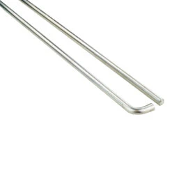 Barra Di Supporto Della Rete In Confezione Doppia - Argento