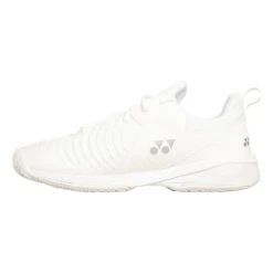 YONEX Power Cushion Sonicage 3 Scarpa Per Tutte Le Superfici Donna - Bianco, Argento 8 YONEX Power Cushion Sonicage 3 Scarpa Per Tutte Le Superfici Donna - Bianco, Argento -Racchette da tennis Negozio online 01403000 0 3