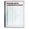 Ranglisten-Magnettafel 6 Ränge Mit Scheibe, Abschließbar Accessori - Bianco -Racchette da tennis Negozio online 0148800000 000