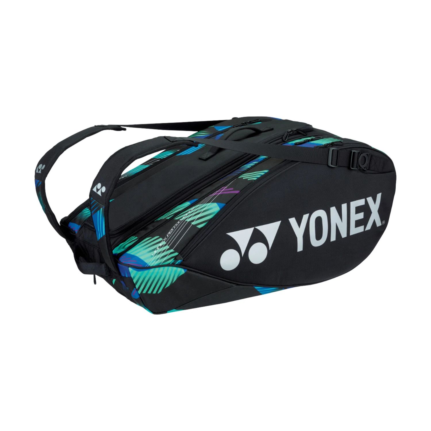 YONEX Pro Racquet Bag Borsa Per Racchetta Da 9 - Verde, Lilla 3 YONEX Pro Racquet Bag Borsa Per Racchetta Da 9 - Verde, Lilla