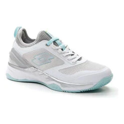 Lotto Mirage 200 Scarpa Per Terra Rossa Donna - Bianco, Argento -Racchette da tennis Negozio online 01562000 000
