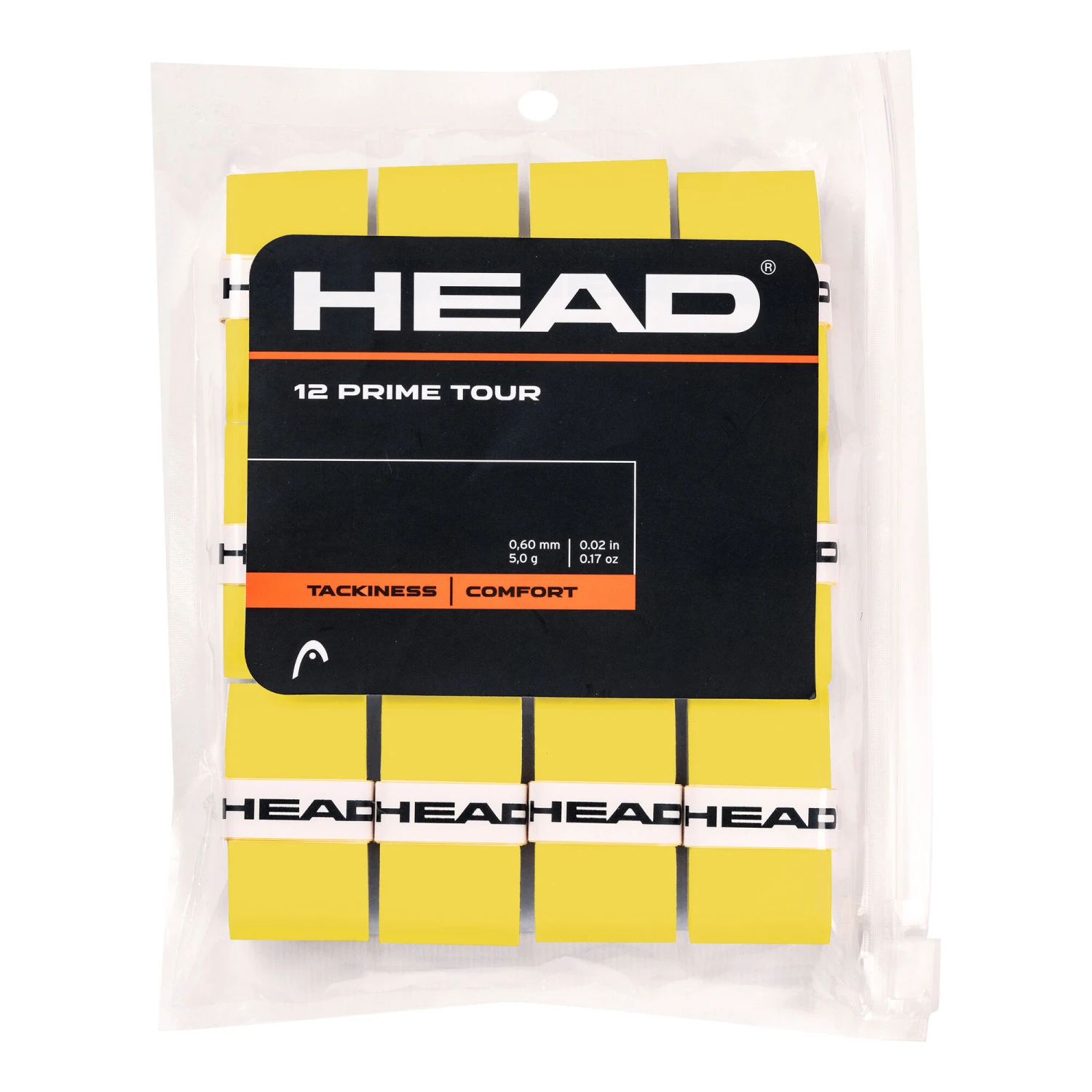 Head Prime Tour Confezione Da 12 - Giallo 3 Head Prime Tour Confezione Da 12 - Giallo