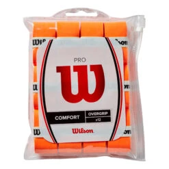Wilson Burn Pro Overgrip Confezione Da 12 - Arancione