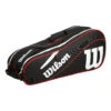 Wilson Advantage III Six Borsa Per Racchetta - Nero, Bianco -Racchette da tennis Negozio online 0199200000 000