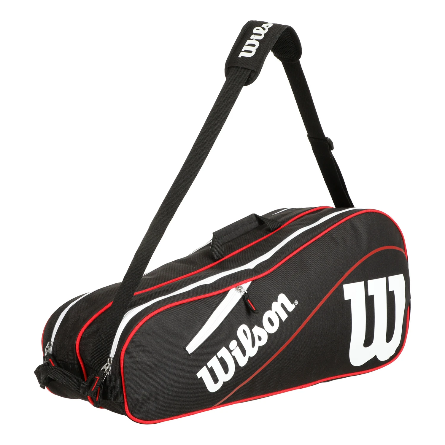 Wilson Advantage III Six Borsa Per Racchetta - Nero, Bianco 9 Wilson Advantage III Six Borsa Per Racchetta - Nero, Bianco - immagine 7