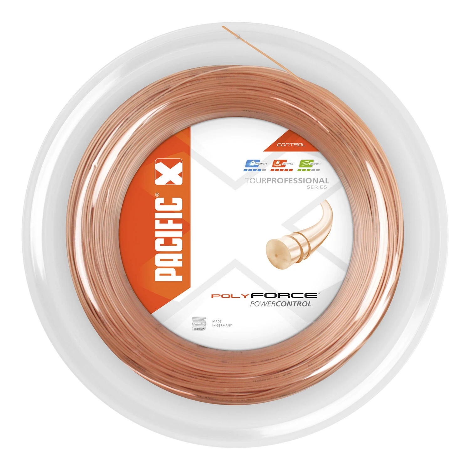 PACIFIC Poly Force Rotolo Di Corde 200m - Arancione Neon 3 PACIFIC Poly Force Rotolo Di Corde 200m - Arancione Neon