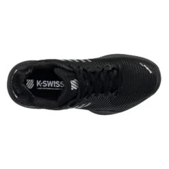 K-Swiss Hypercourt Express Scarpa Per Terra Rossa Donna - Nero, Argento -Racchette da tennis Negozio online 02076000 0 4