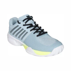 K-Swiss Express Light 2 Scarpa Per Terra Rossa Uomini - Blu Chiaro, Nero -Racchette da tennis Negozio online 02157000 000 2