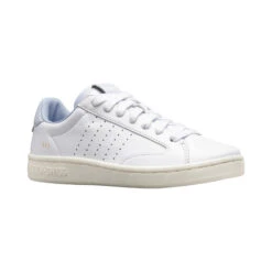 K-Swiss Lozan Klub LTH Scarpa Per Il Tempo Libero Donna - Bianco, Lilla -Racchette da tennis Negozio online 02170000 000 1