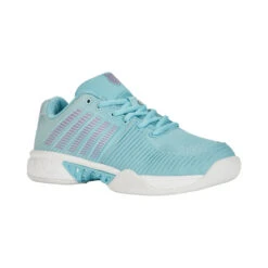 K-Swiss Express Light 2 Scarpa Per Tappeto Donna - Blu Chiaro, Lilla -Racchette da tennis Negozio online 02206000 000 1