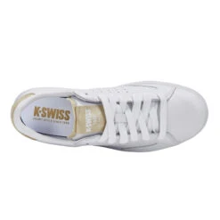 K-Swiss Lozan Klub Donna - Bianco, Oro -Racchette da tennis Negozio online 02212000 0 4