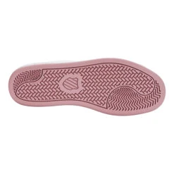 K-Swiss Court Shield Scarpa Per Il Tempo Libero Donna - Bianco, Rosa -Racchette da tennis Negozio online 02259000 0 5