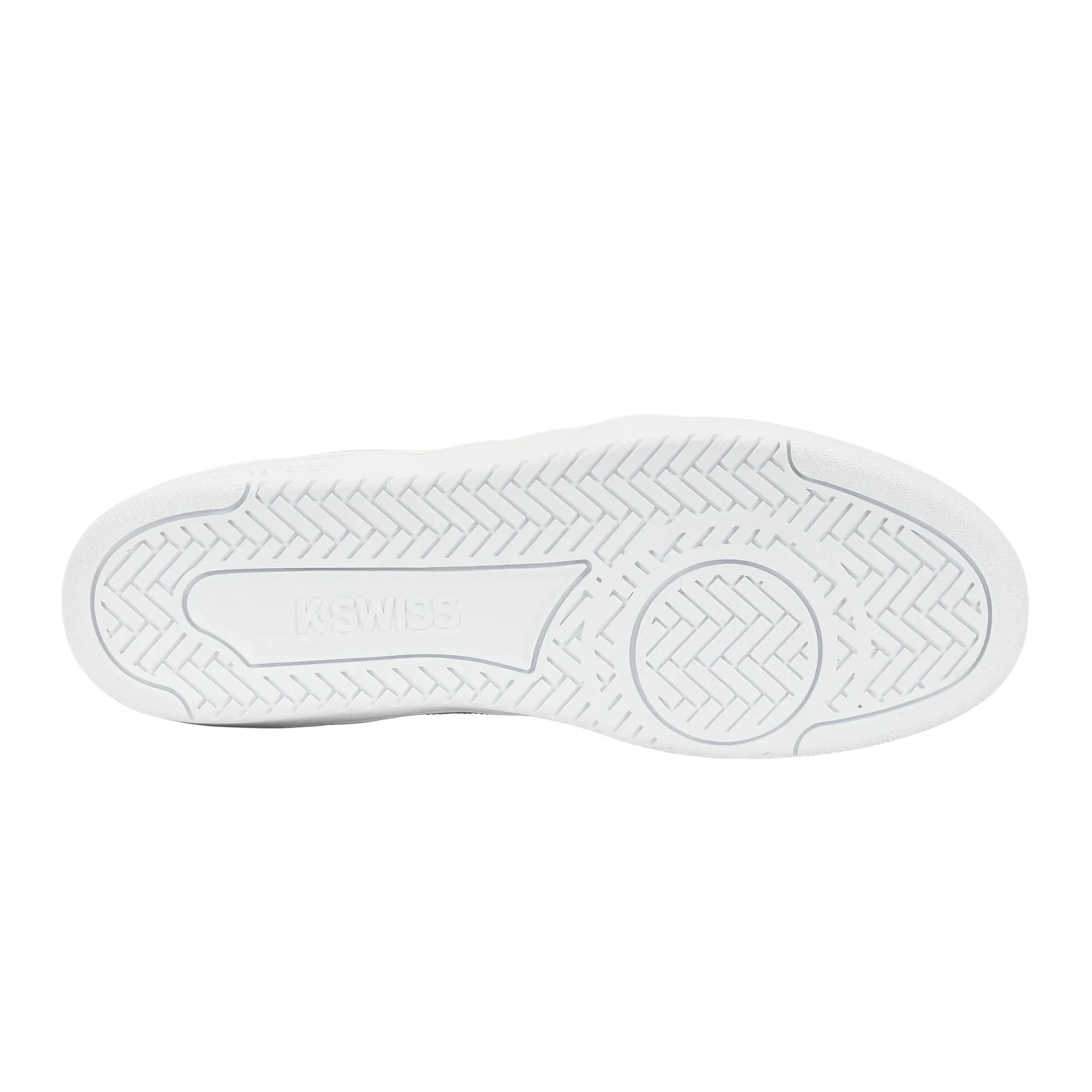 K-Swiss Court Palisades Scarpa Per Il Tempo Libero Uomini - Bianco, Grigio Chiaro 6 K-Swiss Court Palisades Scarpa Per Il Tempo Libero Uomini - Bianco, Grigio Chiaro - immagine 4