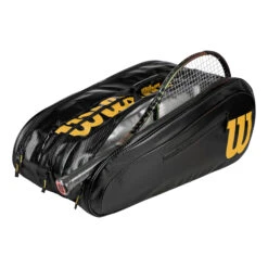 Wilson Elite Borsa Per Racchetta Da 15 Edizione Speciale - Nero, Oro -Racchette da tennis Negozio online 0226500000 10
