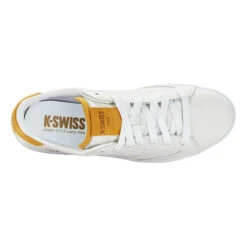 K-Swiss Lozan Klub LTH Scarpa Per Il Tempo Libero Uomini - Bianco, Arancione -Racchette da tennis Negozio online 02268000 0 4