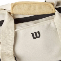 Wilson Women's Tote Borsa Sportiva - Bianco, Cachi -Racchette da tennis Negozio online 0238500000 15