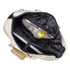 Wilson Women's Tote Borsa Sportiva - Bianco, Cachi -Racchette da tennis Negozio online 0238500000 16