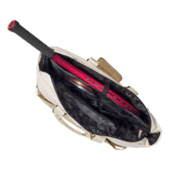 Wilson Women's Tote Borsa Sportiva - Bianco, Cachi -Racchette da tennis Negozio online 0238500000 17