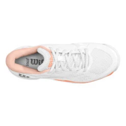 Wilson Rush Pro ACE Scarpa Per Tutte Le Superfici Donna - Bianco, Arancione -Racchette da tennis Negozio online 02548000 0 4
