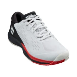 Wilson Rush Pro Ace Scarpa Per Terra Rossa Uomini - Bianco, Nero -Racchette da tennis Negozio online 02569000 000