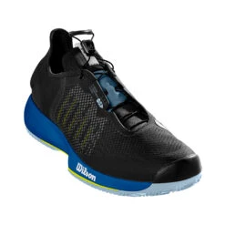 Wilson Kaos Rapide Scarpa Per Terra Rossa Uomini - Nero, Blu -Racchette da tennis Negozio online 02571000 000