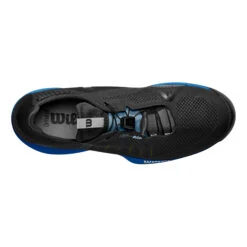 Wilson Kaos Rapide Scarpa Per Terra Rossa Uomini - Nero, Blu -Racchette da tennis Negozio online 02571000 0 4