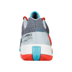 Wilson Rush 4.0 Scarpa Per Terra Rossa Uomini - Grigio, Blu -Racchette da tennis Negozio online 02586000 0 2