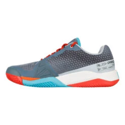 Wilson Rush 4.0 Scarpa Per Terra Rossa Uomini - Grigio, Blu -Racchette da tennis Negozio online 02586000 0 3
