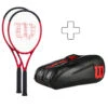 Wilson 2 Clash 100 Pro V2.0 In Aggiunta Borsa Per Racchetta