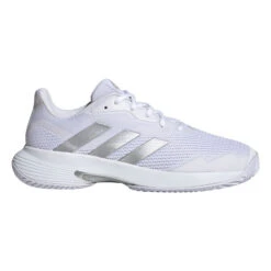 ADIDAS CourtJam Control Scarpa Per Tutte Le Superfici Donna - Bianco, Argento