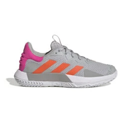 ADIDAS SoleMatch Control Scarpa Per Tutte Le Superfici Donna - Grigio Chiaro, Arancione