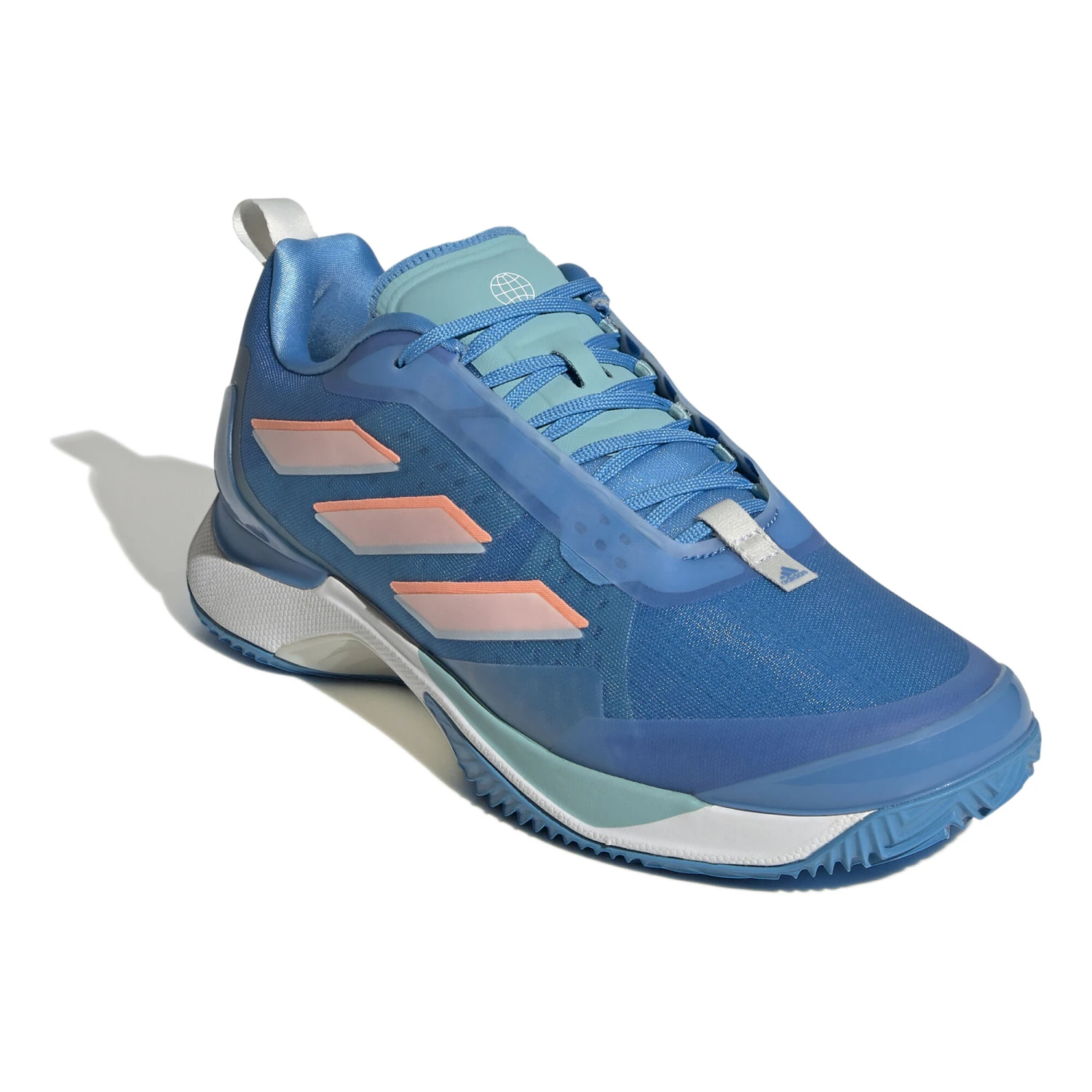 ADIDAS Avacourt Scarpa Per Terra Rossa Donna - Blu, Bianco 5 ADIDAS Avacourt Scarpa Per Terra Rossa Donna - Blu, Bianco - immagine 3