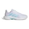 ADIDAS CourtJam Control Scarpa Per Tappeto Donna - Bianco, Turchese -Racchette da tennis Negozio online 05588000 0 1