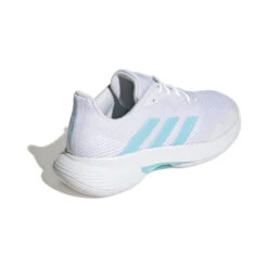 ADIDAS CourtJam Control Scarpa Per Tappeto Donna - Bianco, Turchese -Racchette da tennis Negozio online 05588000 0 2